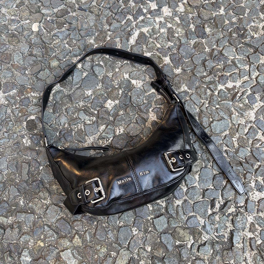 Matin Kim Belted Shoulder Bag (Category: Shoulder Bags) located in Manila. Submitted by stablesource (Listing ID 1468413676, Image 1). Description: Matin Kim Belted Shoulder Bag No Inclusion Excellent Kindly Check All Details Before Purchase🤝.