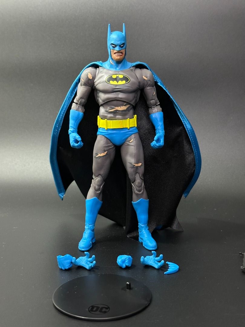 McFarlane - Batman Knightfall (Battle Damaged) | Grim Knight (Category: Figurines & Statues) located in Pasay City. Submitted by zoomgio (Listing ID 1468411321, Image 2). Description: Condition: Both are loose but good as new **100% genuine/original/authentic product. No lowballers please. 1. Knightfall Battle Damaged - Php 849 2. Grim Knight - Php 2499 - With free extra rifle MOP: BDO/GCash/Cash ✅ Meet-ups: Pasay or Makati area ✅ Shipping: Lalam