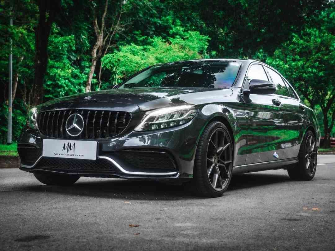 MERCEDES BENZ C160 SEDAN AVG (R17 LED) (Category: Used Cars) located in Singapore. Submitted by monstermotors. (Listing ID 1456103571, Image 2). Description: C&C Unit, 1 Owner Only. Classy & Sleek Look With C63 Front Bumper. Very Fuel Efficient & Reliable Sedan. Pre Purchase Inspection Welcome. Financing Available. Contact Us For Viewing Features: Responsive 1.5L turbocharged inline 4 engine, 9 speed 9G-Tronic transmission, 127hp and 210Nm torque