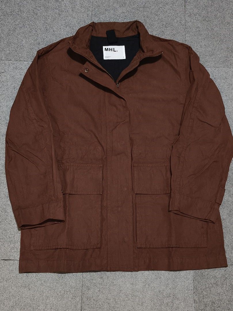 MHL Margaret Howell utility/field jacket (Category: Coats, Jackets and Outerwear) located in La Trinidad. Submitted by beenaged (Listing ID 1468285678, Image 1). Description: - MHL by Margaret Howell utility/field jacket - Size Large women's - dimensions 21 armpit to armpit 29.5 shoulder to hem - excellent condition - price 1,680 - Location Baguio City - shipping nationwide .