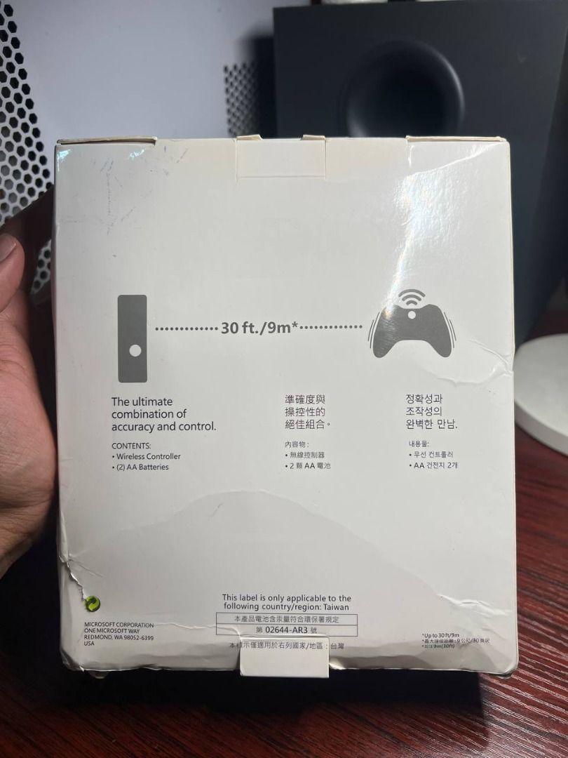 Microsoft Xbox 360 Wireless Controller Black with Box (AUTHENTIC) (Category: Controllers) located in Baguio. Submitted by carlbenta (Listing ID 1468426559, Image 2). Description: - Original black wireless controller for Xbox 360 console - Up to 30 feet operating range - Standard button layout with classic colorful action buttons - Clean condition overall - Includes battery pack housing, manual paper insert, and original retail box - Boxed up and 