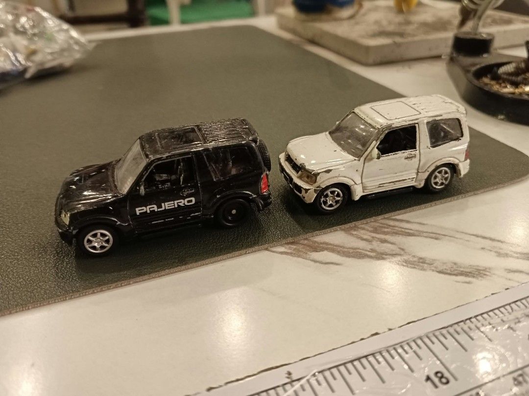 Mitsubishi pajero diecast epoch (Category: Kids Toys) located in Quezon City. Submitted by toys_r_here (Listing ID 1468325549, Image 1). Description: 190 each epoch brand diecast bakal may gasgas nasa pic GOOD FOR GIFT AND COLLECTION as is po Good condition First to pay gets the item pa check nalng sa pic yun condition pm me for questions ship pwede lalamove or jnt qc and marikina area.