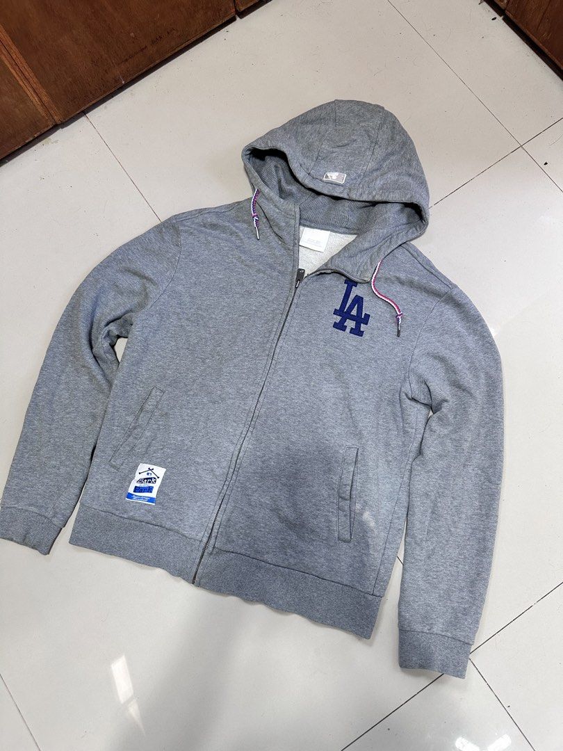 MLB jacket hoodie (Category: Coats, Jackets and Outerwear) located in Manila. Submitted by nilodanzcuadra (Listing ID 1468330552, Image 1). Description: Size medium Like new Loc: north caloocan.