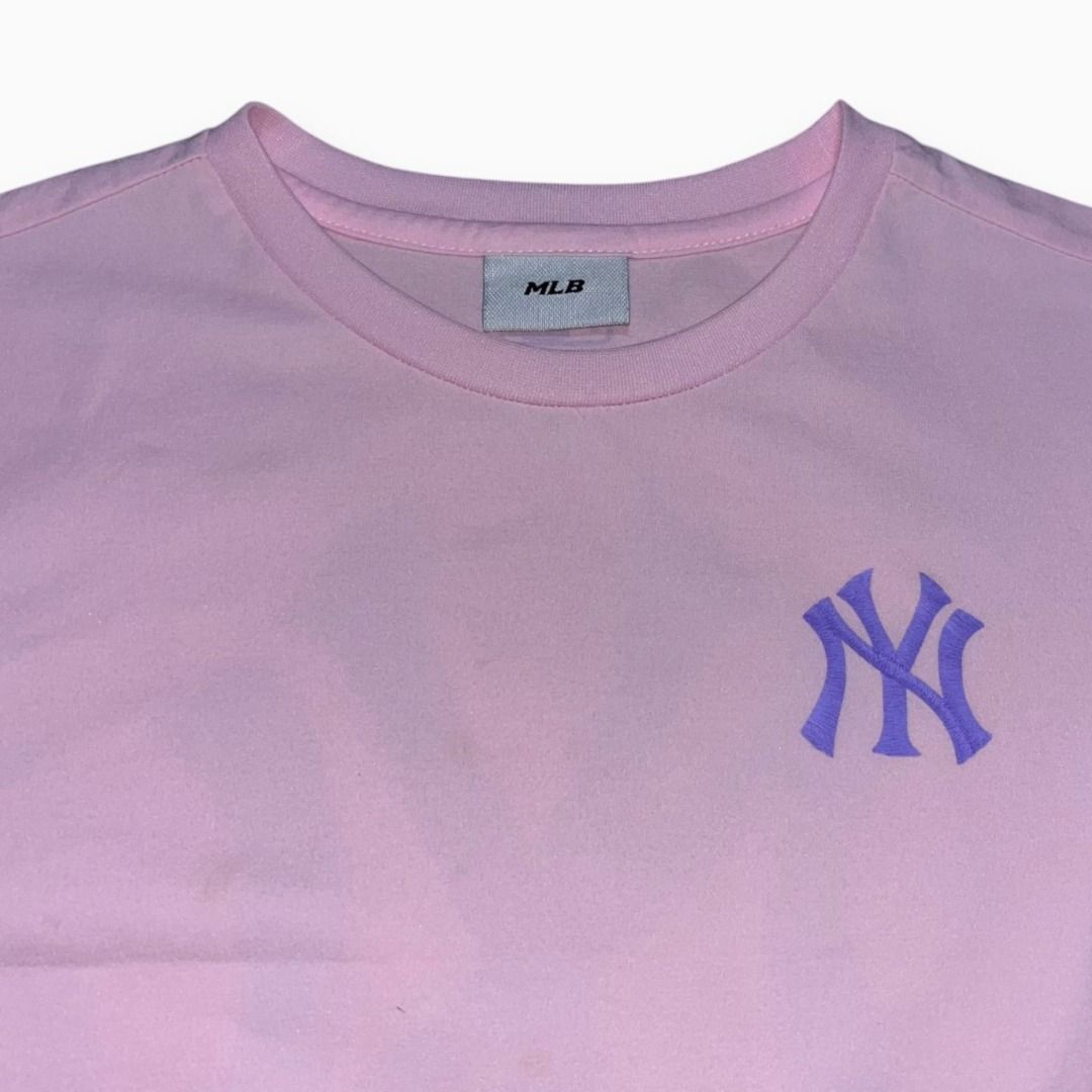 MLB NY PINK T SHIRT (Category: Babies & Kids Fashion) located in Quezon. Submitted by ejay.thrift.clothes (Listing ID 1468418568, Image 3). Description: FREE SHIPPING 9Y/130 15.5 X 20 NO ISSUE COLOR RATE: 10/10 AS NEW CONDITON FRESHLY WASHED READY TO WEAR # 475.