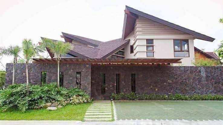 Modern Tropical Architectural House with Stone Walls (Category: House & Lot) located in Manila. Submitted by goddesssy (Listing ID 1468321822, Image 1). Description: For SALE 26M nett ( negotiable) House at TAGO by Arch Manosa Location Tagaytay Complete title and papers ready to transfer Fully Furnished house All furniture & fixture included 3 bedrooms with bathroom on each 1 maids quarter Living room Guest area Landscaped garden 390 sqm PM for m