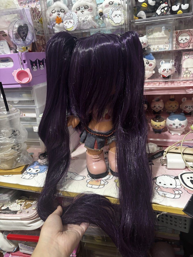 mona genshin impact wig (Category: Hair Accessories) located in Manila. Submitted by nagusamero (Listing ID 1468456309, Image 2). Description: No pics when worn Branded wig.