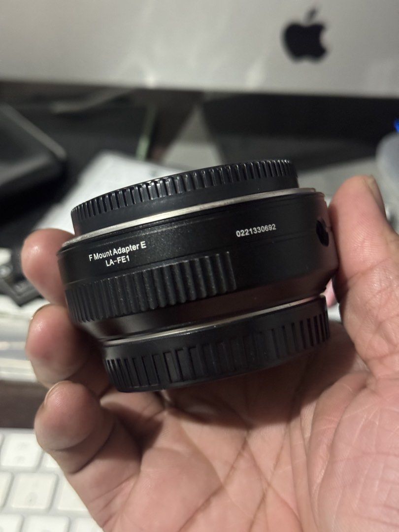 Monster Adapter LA-FE1 Lens Adapter (Category: Other Photography Accessories) located in Tanay. Submitted by bentomendez (Listing ID 1468462707, Image 2). Description: Monster Adapter LA-FE1 Brand new with box and papers Tested working Para sa mga Nikon user na may Sony system. Product Info: The LA-FE1 Magic Ring Nikon F Lens to Sony E-Mount Camera Adapter from Monster Adapter allows select LA-FE1-mount autofocus DSLR lenses to be used on Sony E-