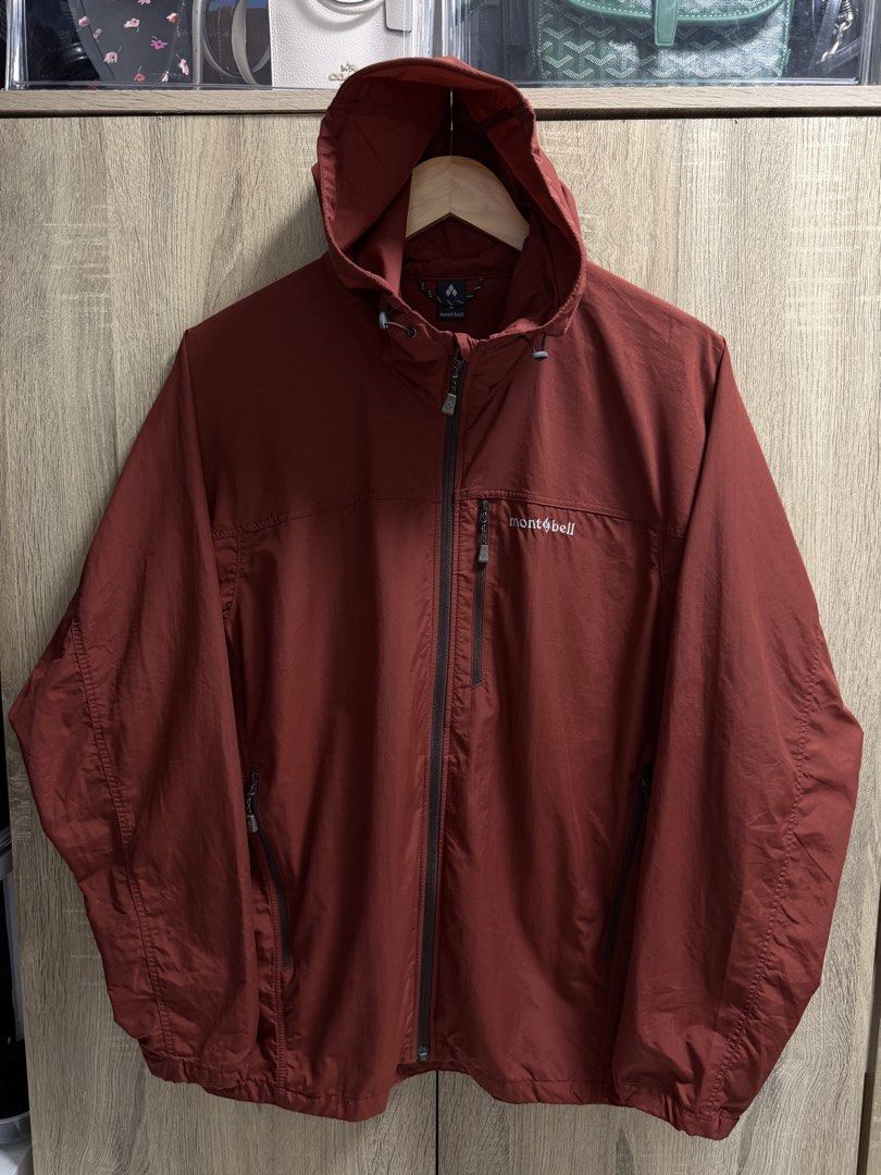 Montbell Windblast Hooded Jacket (Category: Coats, Jackets and Outerwear) located in Cavite. Submitted by PRIVATE.Selection (Listing ID 1468311410, Image 2). Description: Montbell Windblast Hooded Jacket Size M-L W- 22 L- 28 Good as new .