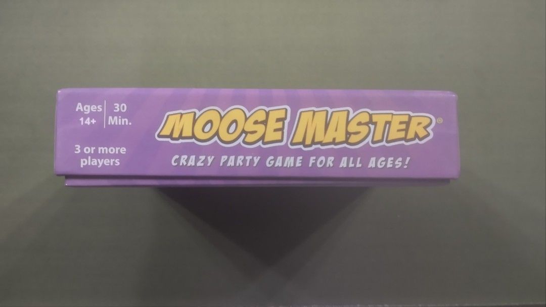 Moose Master Card Game (Category: Board Games & Puzzles) located in Paranaque City. Submitted by nathan4you (Listing ID 1468438650, Image 2). Description: FS: Moose Master for 190 - Bought it from Shopee - Only used twice - Loc: Parañaque - MoP: Gcash or GoTyme - MoD (buyer's choice and expense) - Pm or comment if interested Thanks 😊 .