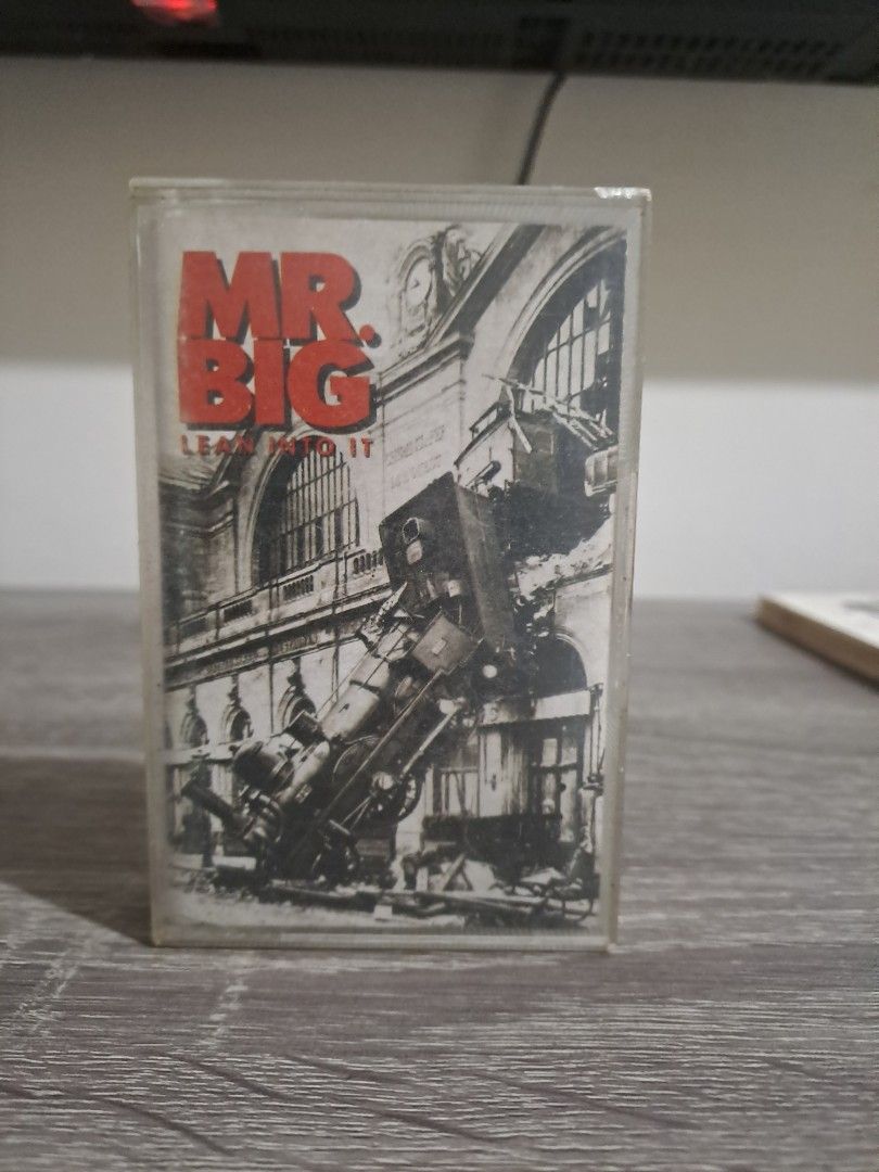 Mr. Big Lean Into It Cassette Tape (Category: CDs & DVDs) located in Las Pinas. Submitted by cobieshop (Listing ID 1468477759, Image 1). Description: 📼CASSETTE FOR SALE | ORIGINAL & COLLECTIBLE CASSETTES 📼Item: [Mr. Big Lean Into It Cassette Tape] 📌 Condition: [VG] 📦 Inclusions: [Cassete Case, Inlay] ✅ Actual item shown in photos ✅ Please check the photos and read the condition details before purchasing ✅ Secure packaging for shipping ✅ Messa