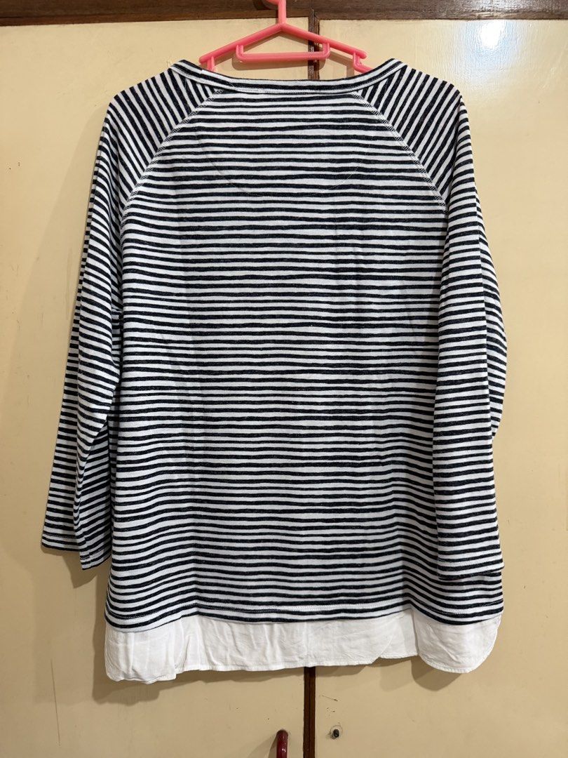 M&S Black Stripes Longsleeves size 16 (Category: Longsleeves) located in Manila. Submitted by preloved_new_forsale (Listing ID 1468348786, Image 2). Description: .