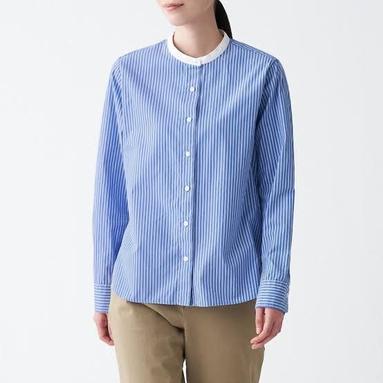MUJI cotton long sleeve top (Category: Blouses) located in San Jose del Monte. Submitted by mamiracky (Listing ID 1468361807, Image 1). Description: .