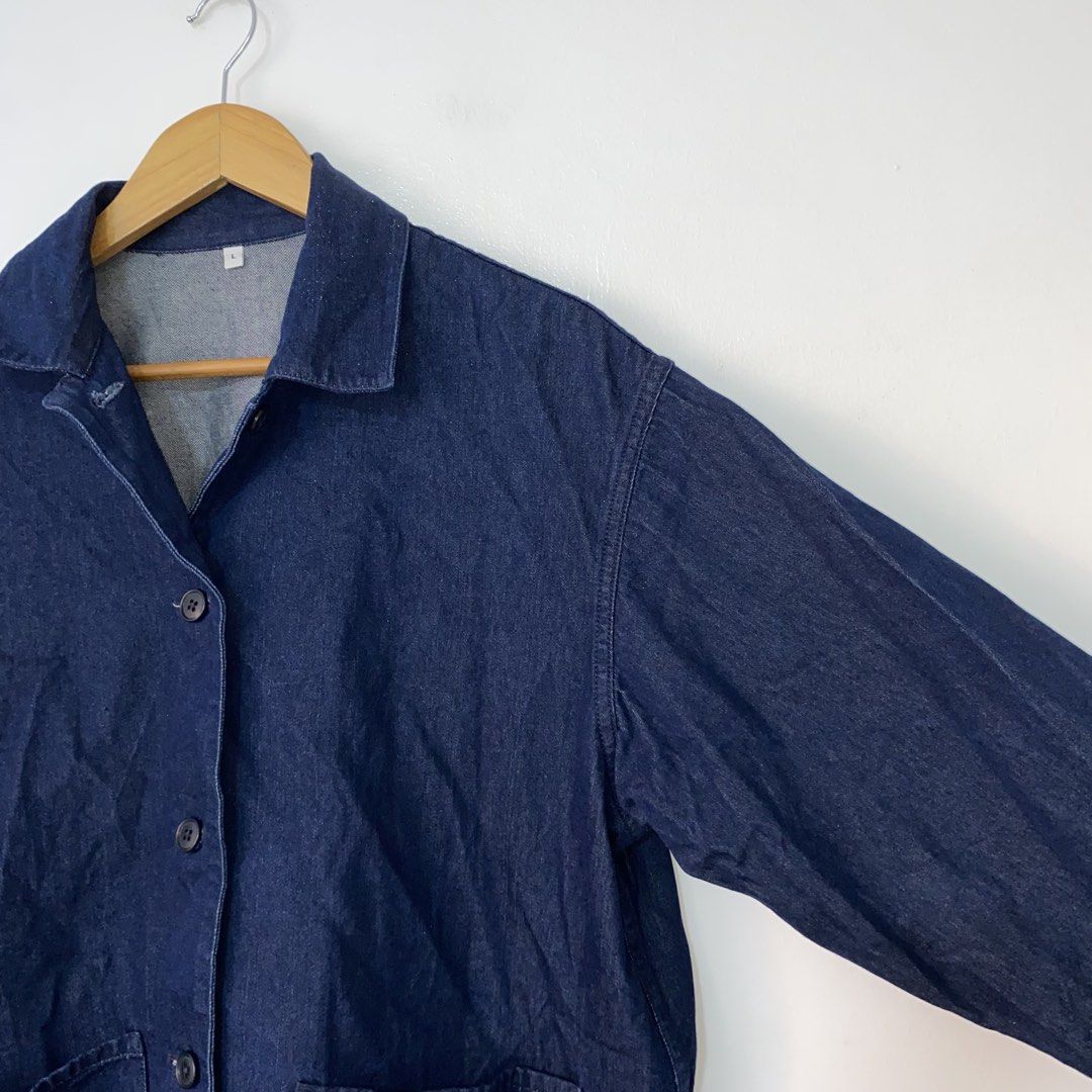 MUJI denim jacket (Category: Coats, Jackets and Outerwear) located in San Jose del Monte. Submitted by mamiracky (Listing ID 1468368199, Image 3). Description: .