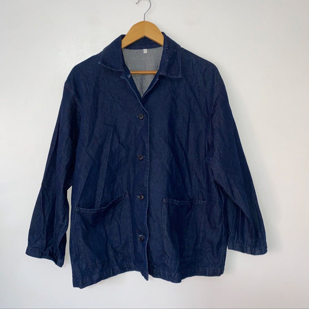 MUJI denim jacket (Category: Coats, Jackets and Outerwear) located in San Jose del Monte. Submitted by mamiracky (Listing ID 1468368199, Image 2). Description: .