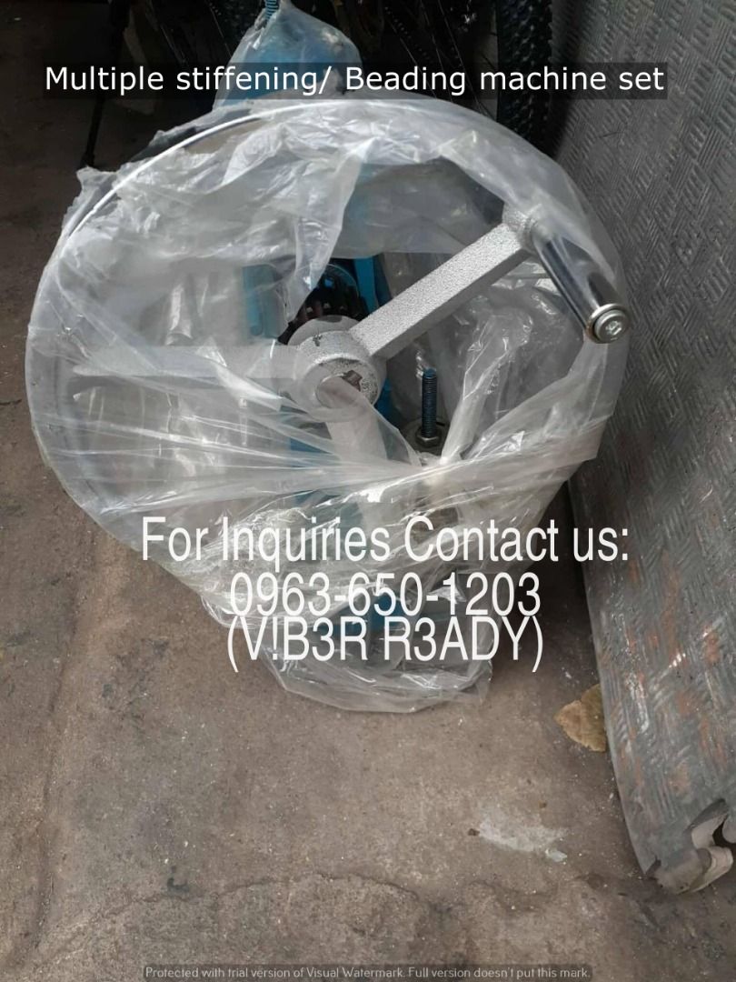 Multiple stiffening/ Beading machine set (Category: Other Home Furniture) located in Manila. Submitted by ramoseliza33488 (Listing ID 1468358876, Image 3). Description: .