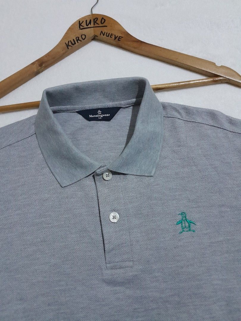 Munsingwear Made in Japan (Category: Tshirts & Polo Shirts ) located in Lucena. Submitted by kuronueve0909 (Listing ID 1468400175, Image 3). Description: Munsingwear Size: large Width: 23 Length: 27 Color: gray Price: ₱850 No issue ✅️ Ready to wear ✅️.