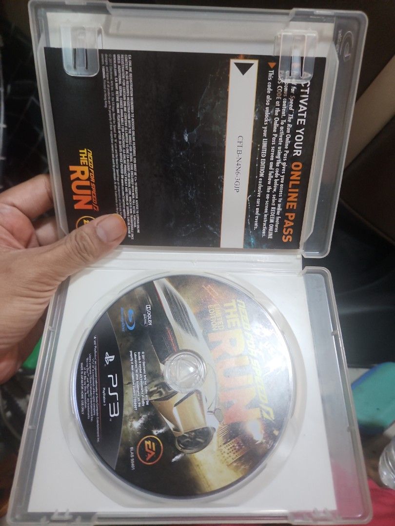 Need for Speed The Run Limited Edition PS3 (Category: PlayStation) located in Quezon City. Submitted by gwift (Listing ID 1468342128, Image 3). Description: - Title: Need for Speed The Run Limited Edition for PS3 - Condition: Disc is clean, scratch-free, and tested working - Includes: Original case -missing manual lowerd price playstation 3 game price based on gameye app or ebay sold listings. x50 tested working check other rare ps3 games posted.