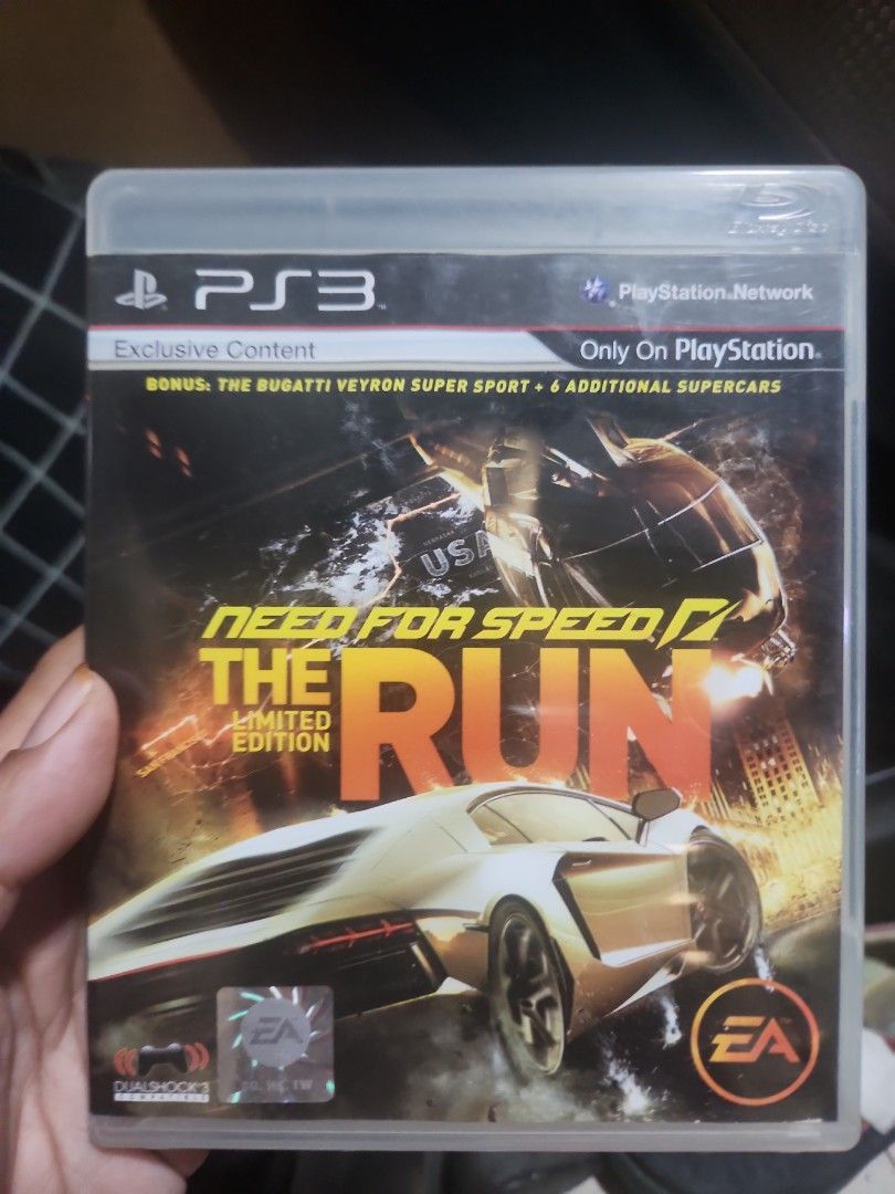 Need for Speed The Run Limited Edition PS3 (Category: PlayStation) located in Quezon City. Submitted by gwift (Listing ID 1468342128, Image 1). Description: - Title: Need for Speed The Run Limited Edition for PS3 - Condition: Disc is clean, scratch-free, and tested working - Includes: Original case -missing manual lowerd price playstation 3 game price based on gameye app or ebay sold listings. x50 tested working check other rare ps3 games posted.