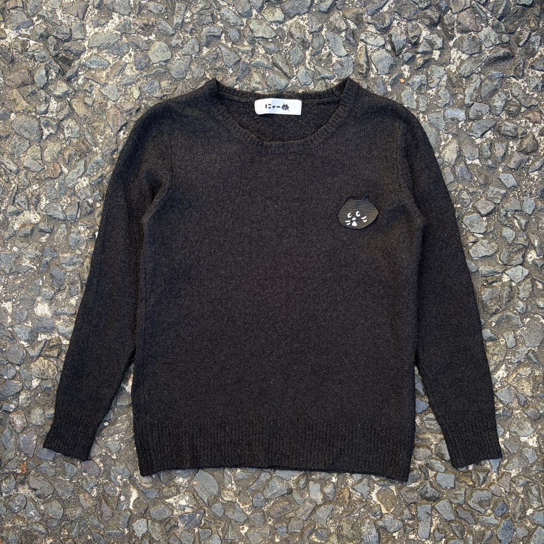 Ne-net Nya Cat Wool Sweater (Category: Longsleeves) located in Manila. Submitted by stablesource (Listing ID 1468384231, Image 1). Description: Ne-net Nya Cat Wool Sweater Size 2 Dimension: 17 Width 23 Length Needwash Kindly Check All Details Before Purchase🤝.
