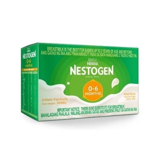 NESTOGEN 0-6 MONTHS 2KG (2000g) (Category: Breastfeeding & Bottle Feeding) located in Manila. Submitted by journnierph (Listing ID 1468300533, Image 1). Description: 🍼 NESTOGEN 0-6 MONTHS 2KG (2000g) - ₱1,400 ONLY! 🍼 Infant Formula Protein from Cow's Milk & Soy 4 packs x 500g = 2000g NEW Packaging! Exp: Dec 2027 - MATAGAL PA! 📍 Victoria Homes, Muntinlupa 🚚 MOD: J&T / Lalamove / LBC (Sf shoulder ni client)pero kung Muntinlupa lang Free shippin
