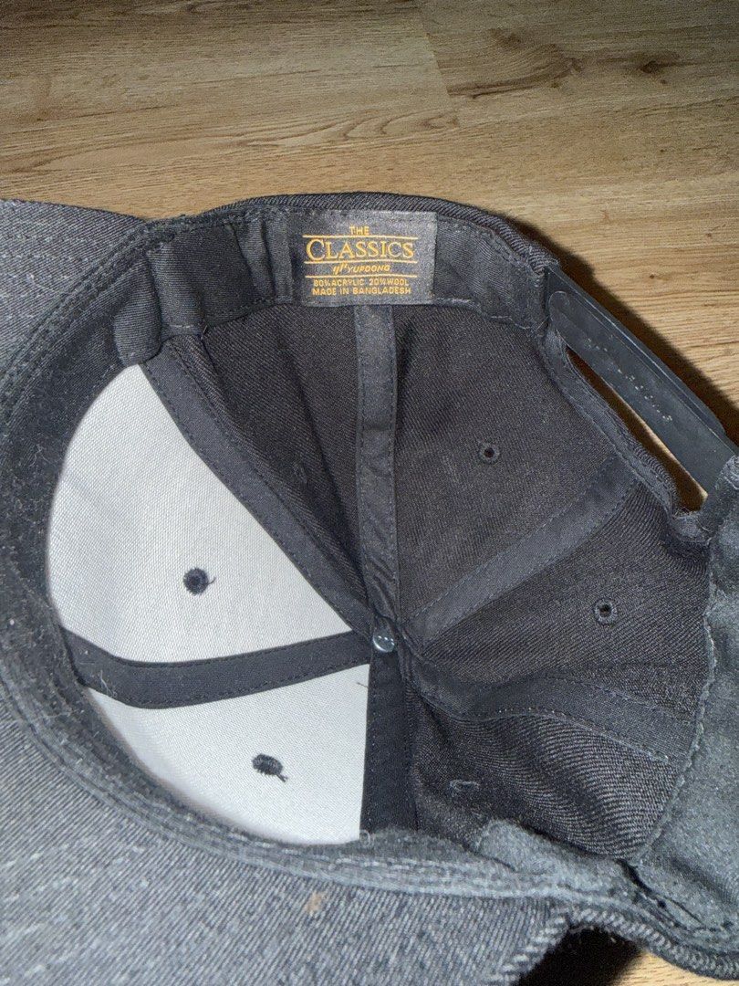 NEVER JUST DRIVE SNAPBACK CAP – BLACK (Category: Caps & Hats) located in Las Pinas. Submitted by coolthreadz (Listing ID 1468401527, Image 3). Description: 🧢 NEVER JUST DRIVE SNAPBACK CAP – BLACK 🏷️ Brand: Yupoong Classics 🧢 Model: Classic Snapback Cap 🎨 Color: Black / White 📏 Size: One Size Fits Most (Adjustable) 🧵 Material: 80% Acrylic, 20% Wool 🔖 Design: “Never Just Drive” Racing-Inspired Patch ✨ Condition: Good / Preloved * Black snapb