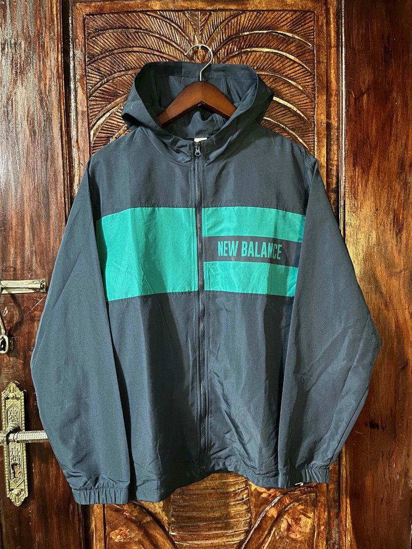 NEW BALANCE WINDBREAKER (Category: Coats, Jackets and Outerwear) located in Bulacan. Submitted by 1008.thrift (Listing ID 1468435855, Image 1). Description: NEW BALANCE WINDBREAKER W23.5xL28.5 FIT LARGE SEMI XL NO ISSUE EXCELLENT CONDITION.