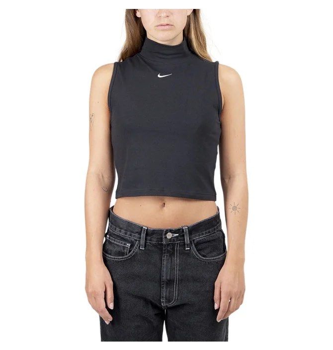 Nike - Sleeveless Mock Top (Category: Sleeveless) located in Tayabas. Submitted by streetdepartment (Listing ID 1468415779, Image 1). Description: Nike - Sleeveless Mock Top Very good condition Issue: cut washtag Size: Large fits Small Measurements (inches): Width: 16.5” Length: 16.5” Dm to purchase! Note: Manage your expectations as you are dealing with secondhand items. Color may vary due to lighting. No return / No refund! If you have other qu