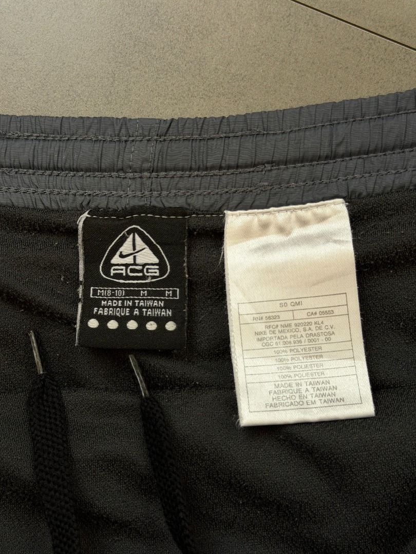 Nike ACG Nylon shorts (Category: Shorts) located in Cabanatuan. Submitted by argarments.ph (Listing ID 1468375509, Image 3). Description: Tagged: Medium on tag Waist 36-38" | Length 13.5" | Leg opening 12.5" | Thigh 13.5" | Rise 14" Condition: Excellent Issue(s): -.