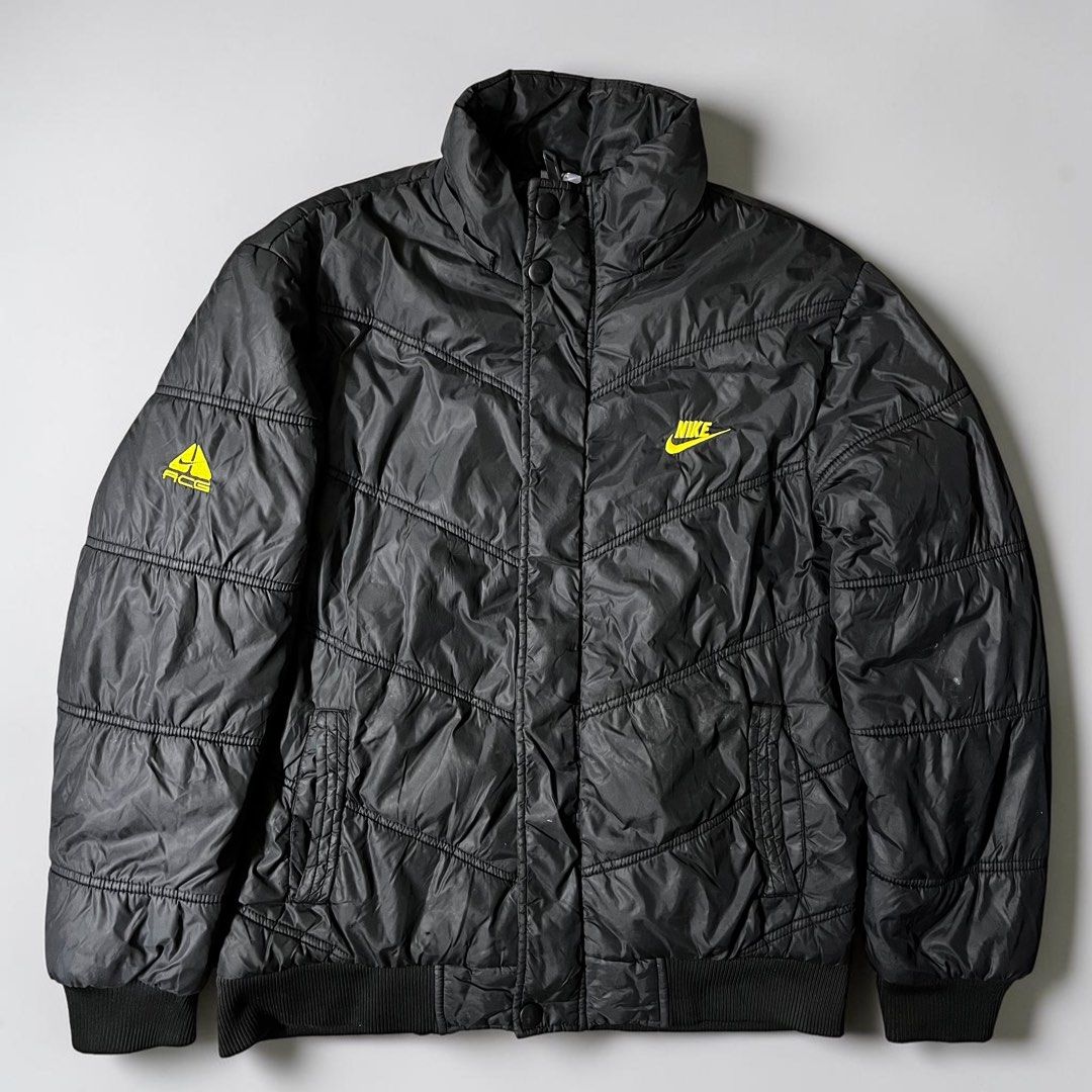 Nike ACG Puffer Jacket (Black) (Category: Coats, Jackets and Outerwear) located in Imus. Submitted by eyruh (Listing ID 1468464770, Image 1). Description: XL on tag 26 length / 21 Width Color rate: 9.5/10 Excellent condition.