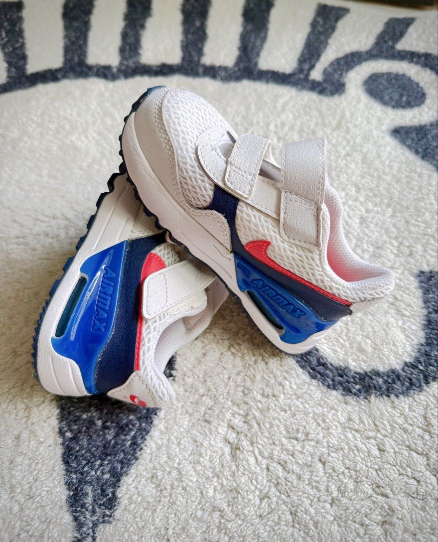 Nike Airmax Toddler Shoes 6C (Category: Babies & Kids Fashion) located in Taguig. Submitted by declutternanay_ph (Listing ID 1468296281, Image 2). Description: authentic 101% these are my son's . bought when it was still big for him, so i stored it muna. ended, never get to used it kasi forgot it's in our storage. 4 more other pairs listed. .