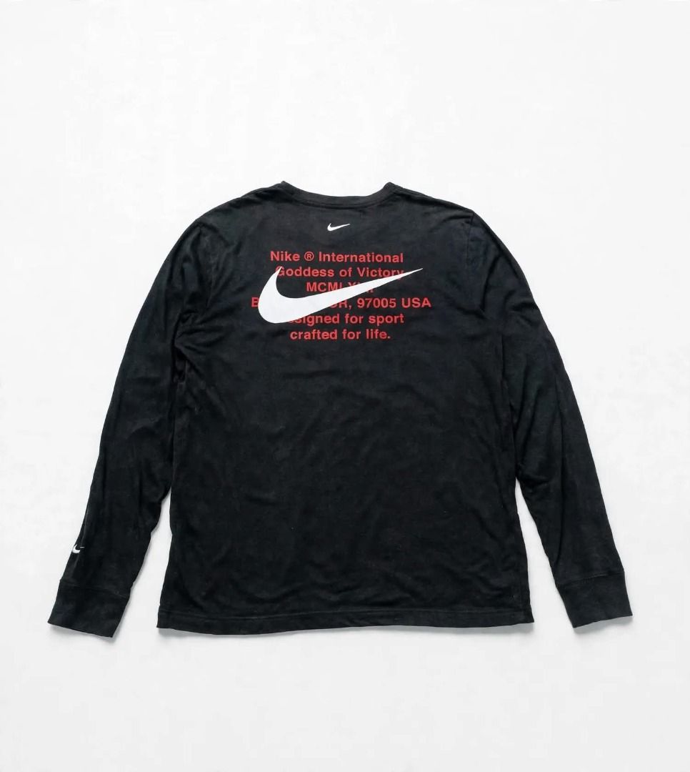 Nike Double Swoosh Long Sleeve Crewneck Pullover (Category: Tshirts & Polo Shirts ) located in Aguinaldo. Submitted by baguioukayukay2600 (Listing ID 1468306310, Image 2). Description: .