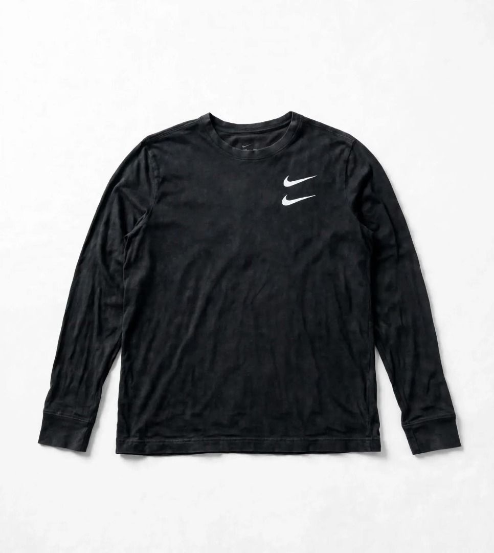 Nike Double Swoosh Long Sleeve Crewneck Pullover (Category: Tshirts & Polo Shirts ) located in Aguinaldo. Submitted by baguioukayukay2600 (Listing ID 1468306310, Image 1). Description: .