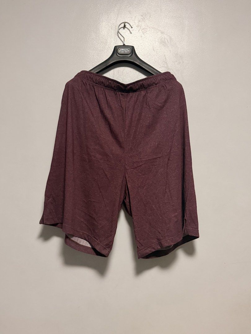 Nike Heather Maroon Athletic Shorts with Drawstring (Category: Shorts) located in Manila. Submitted by swiftgem.eeb06e (Listing ID 1468390855, Image 2). Description: - Authentic Nike athletic shorts in maroon - Elastic waistband with black drawstring for an adjustable fit - Small Nike swoosh logo near the lower left hem - Lightweight, breathable fabric ideal for gym workouts or lounging at home - Condition: Brand new / Excellent - Shipping via J&