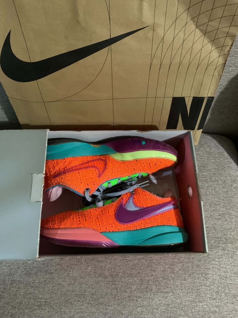 Nike Lebron 20 'Chosen 1' (Category: Sneakers) located in General Mariano Alvarez. Submitted by decluttersed (Listing ID 1468361847, Image 1). Description: For Sale / Trade Used Nike Lebron 20 'Chosen 1' Price: P3,000 Only Size: 9US Condi: 9/10 Used 5x only Comes with Original box & Receipt Can trade to your size 9-10 Sneaker add 1k value Loc: Dasmarinas, Cavite.