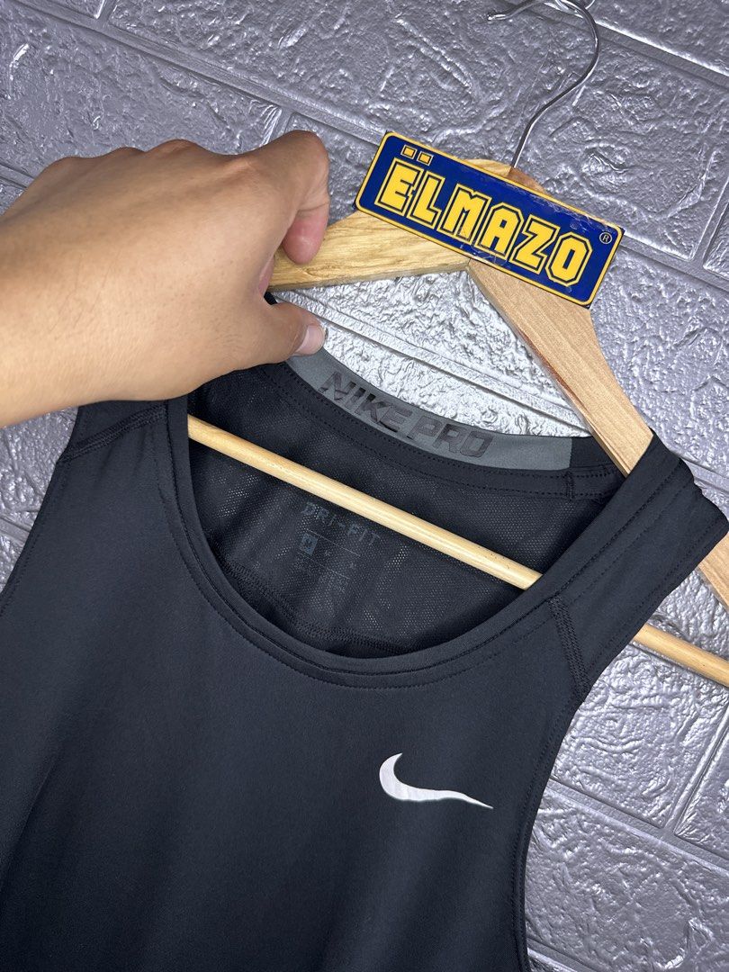 Nike Pro Tank Top ‼️Authentic / Legit‼️ (Category: Activewear) located in Palompon. Submitted by jlaurentemazoo (Listing ID 1468410816, Image 3). Description: Nike Pro Tank Top ‼️Authentic / Legit‼️ Size Medium on Tag W: 16.5 L: 26.5 Excellent Condition 10/10 Color Rate No Issue/Flaws Detailed Photos are Posted 285 Pesos Only Unli Vouch and Vcall for safety purposes.