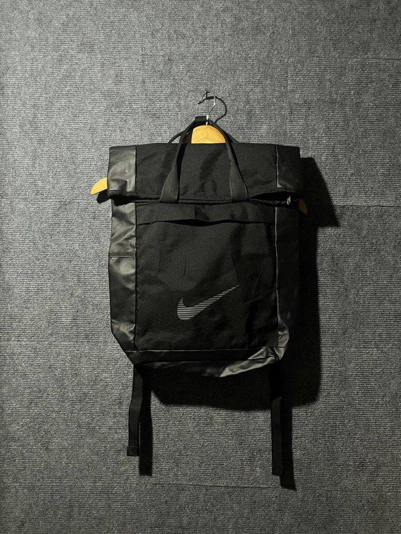 NIKE RADIATE TRAINING BACKPACK (Category: Backpacks) located in Naga. Submitted by goodfinds_only.v1 (Listing ID 1468442462, Image 1). Description: FOR SALE -NIKE TRAINING RADIATE BACKPACK MEASUREMENTS HEIGHT:19 INCHES WIDTH:14 INCHES DEPTH:6 INCHES CAPACITY 18 TO 20 INCHES COLOR RATE:10/10 EXCELLENT CONDITION NO FLAWS FEATURES -Hybrid Top-Loading Closure: Combines a roll-top or fold-over design with dual tote-style carry handles at the top, offe
