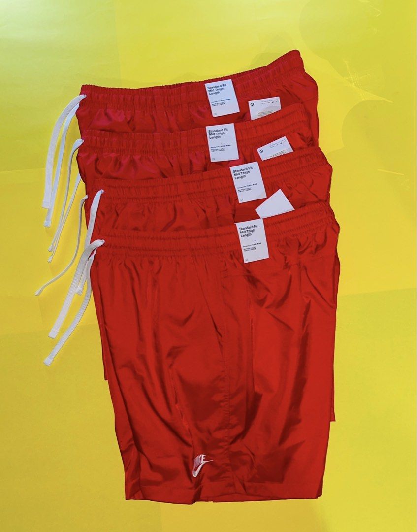 Nike Woven Shorts Red Bnew (Category: Shorts) located in Quezon City. Submitted by akieo (Listing ID 1468477563, Image 1). Description: Woven Shorts Brand new Red Sizes available Price 1,500 each‼️ Qc Shipping available .