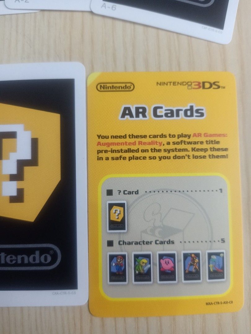 Nintendo 3ds ar cards (Category: Interactive Toys) located in Las Pinas. Submitted by the_recycle_shop (Listing ID 1468325045, Image 2). Description: .
