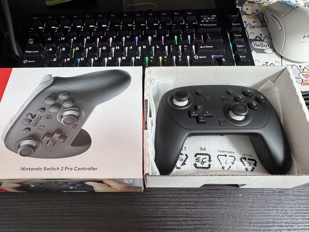 Nintendo Switch 2 (Category: Nintendo) located in Navotas City. Submitted by emembravocastillo (Listing ID 1468326423, Image 1). Description: (SLIGHTLY USED NINTENDO SWITCH 2 PRO CONTROLLER) 2,800 last price posted. Complete set with box, original cord, plastic. Bihira lang po nagamit kaya all goods and presentable pa din. No hidden issues, no history of repair and no drifting issue. See pictures to appreciate po. (Meet up or pick up dito sa mala