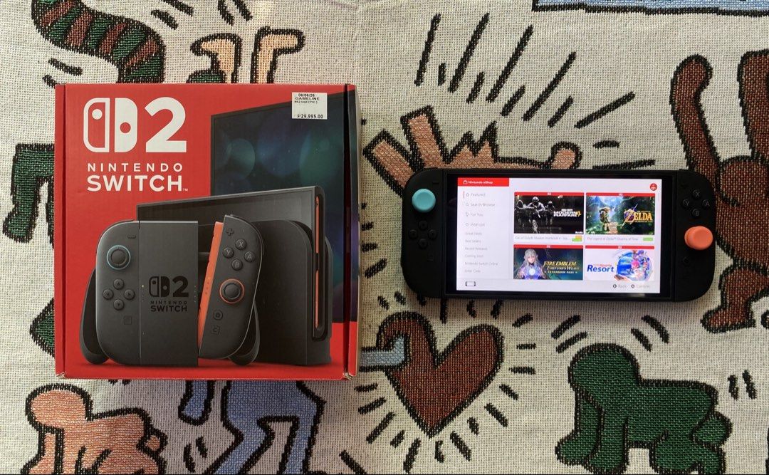 Nintendo Switch 2 (Category: Nintendo) located in Manila. Submitted by zenfalcon_23f0a9 (Listing ID 1468430482, Image 1). Description: Nintendo Switch 2 Price: ₱26,000 Inclusions: Complete Original Accessories Original Box 256GB Internal Storage Tempered Glass Installed Nintendo Switch 2 Pouch Bag 4 Months Old Factory Reset No Issue Ready to Use Test All You Want Upon Meetup Preferred Meetup Around Metro Manila for a Safe and Hassle-Free Transact