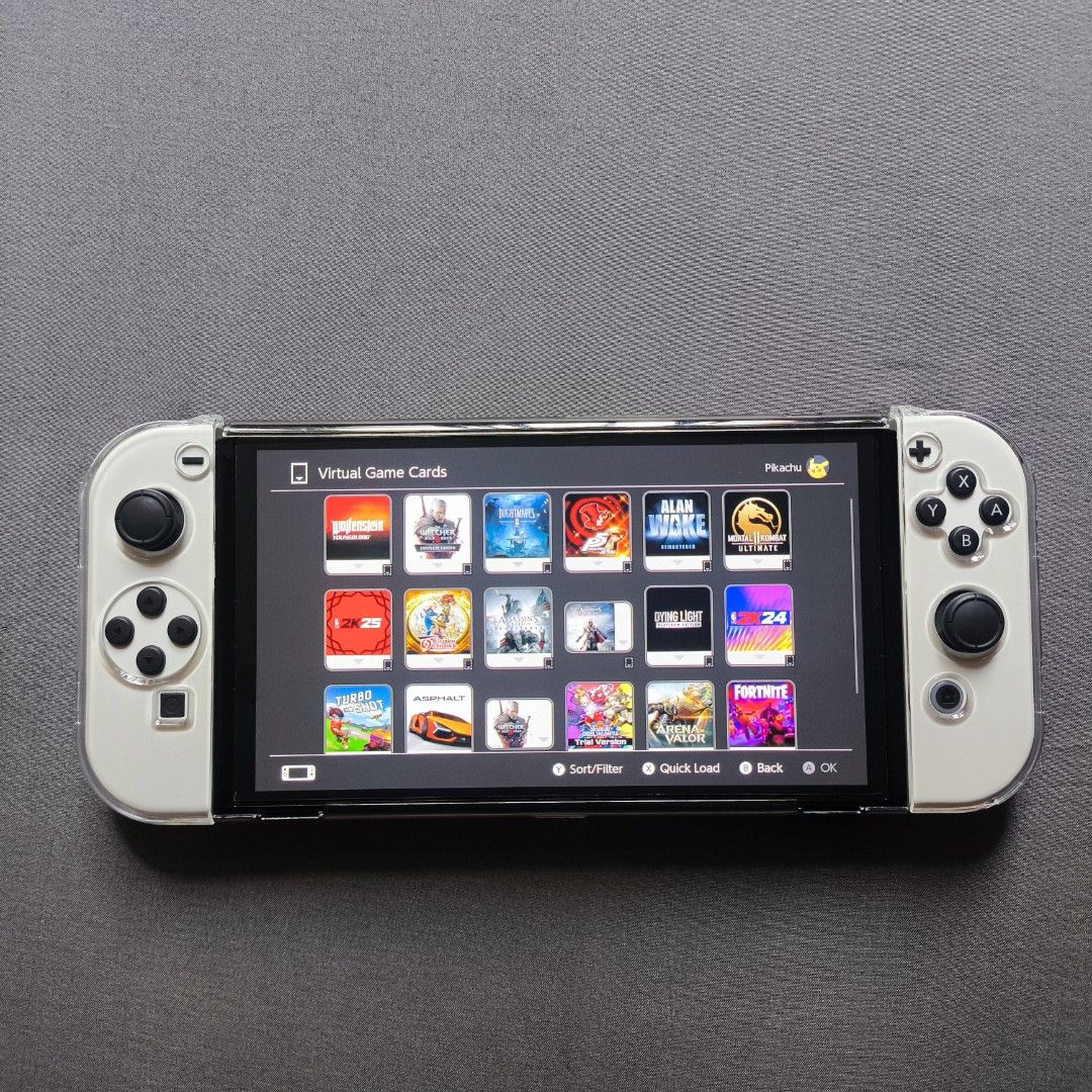 Nintendo Switch OLED White (Category: Nintendo) located in Manila. Submitted by kmswitchhubph (Listing ID 1468329727, Image 2). Description: FOR SALE Nintendo Switch OLED White Price: ₱11,500 Excellent Condition • No Issues • Not Jailbroken • No History of Repair • Unli Testing INCLUSIONS: • Original Nintendo Box • Nintendo Switch OLED Unit • Original Pair of Joy-Cons • Original Wrist Straps • Original Dock • Original HDMI Cable • Original Charge