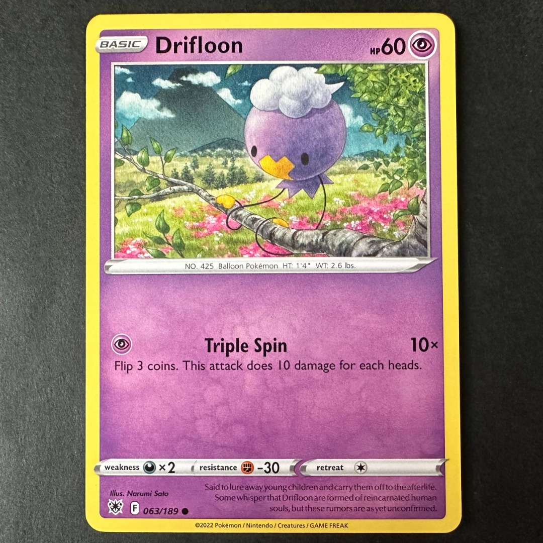 [NM] Drifloon (Narumi Sato) 063 Common, Toys & Collectibles, Trading ...