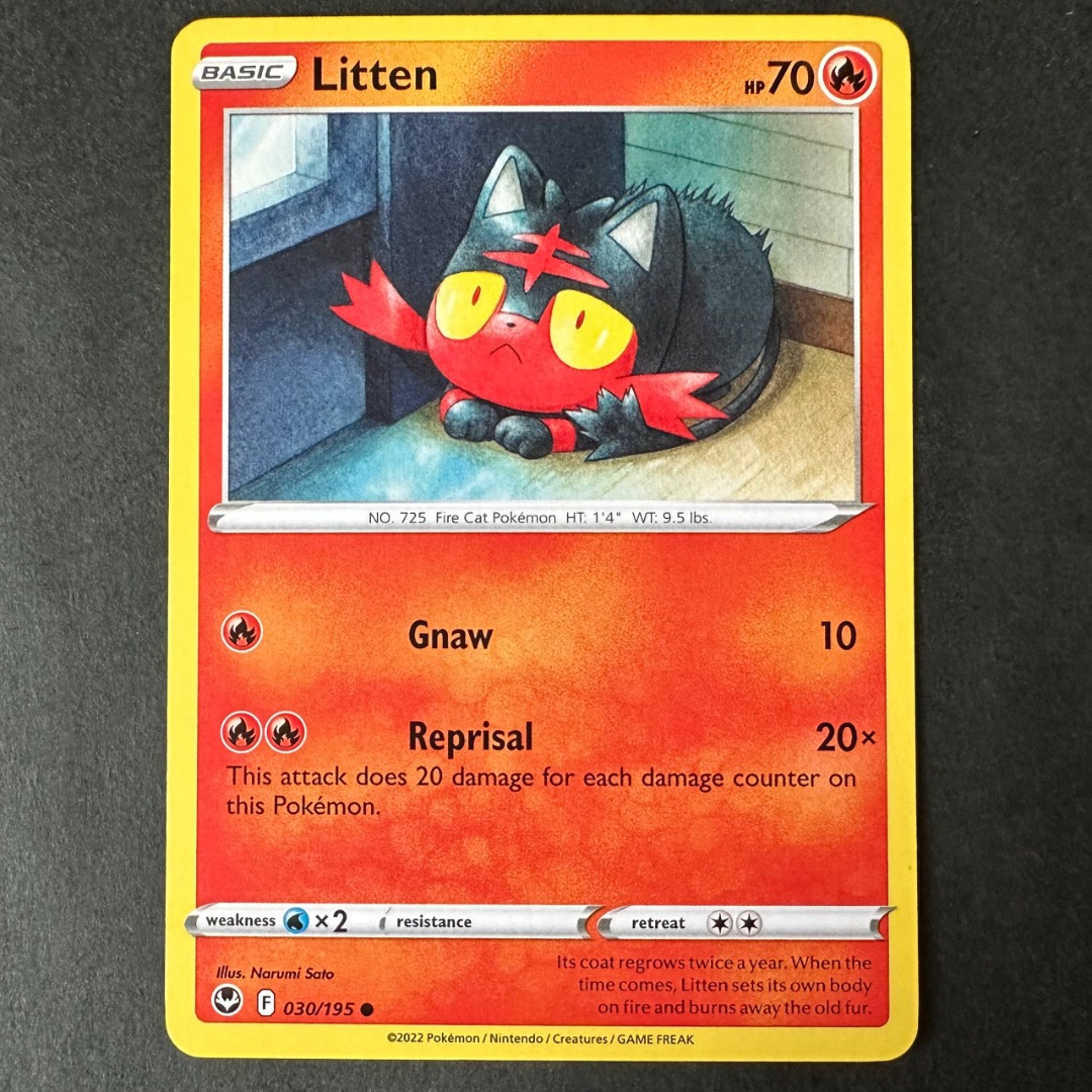 [NM] Litten (Narumi Sato) 030 Common, Toys & Collectibles, Trading ...