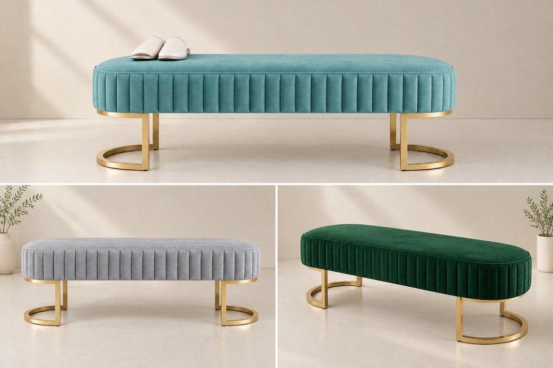 Nordic Style Long Bench (Category: Sofas) located in Manila. Submitted by mbsulit (Listing ID 1468320908, Image 2). Description: Original sharmaine price is ₱3,989 with VIP account but only selling it for ₱1,899. Sit with style girl!.