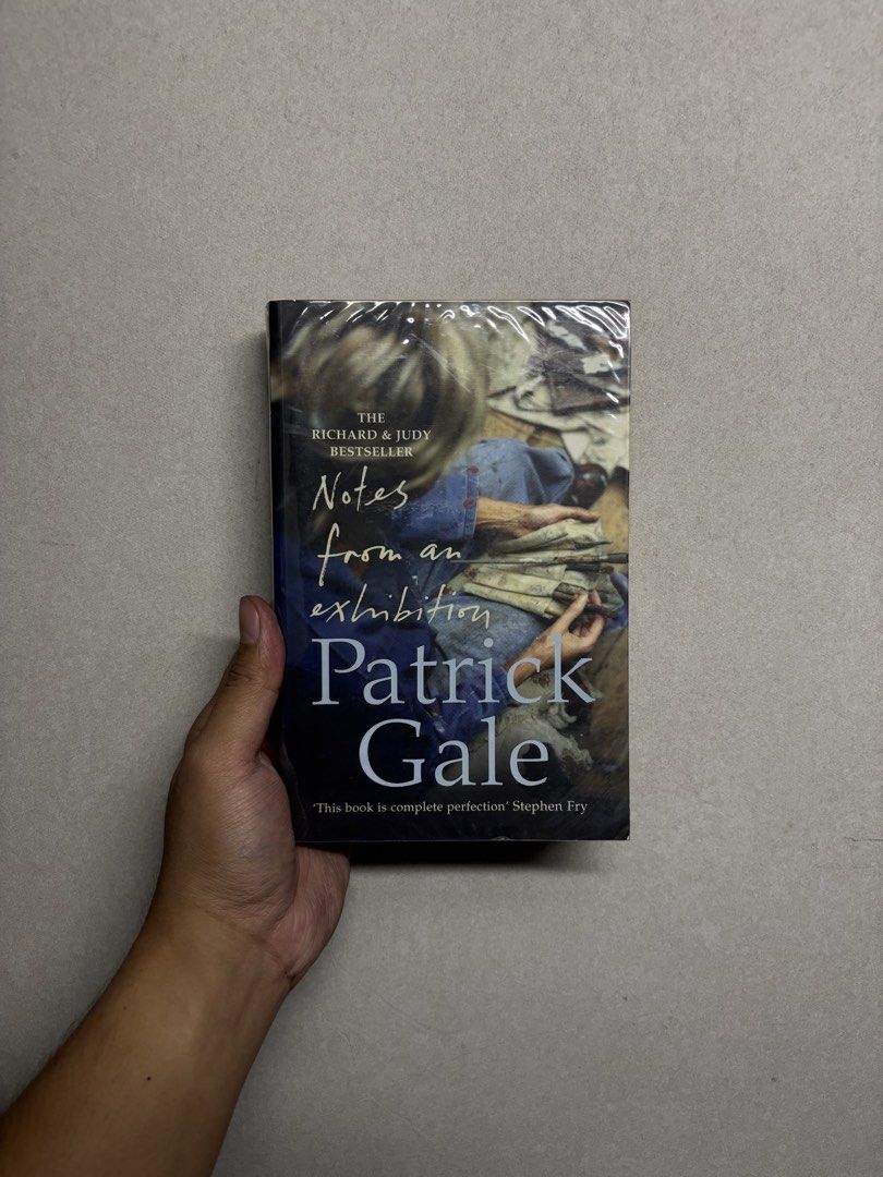 Notes from an Exhibition by Patrick Gale Paperback Novel (Category: Storybooks) located in Cabuyao City. Submitted by john.sellsthings (Listing ID 1468392418, Image 1). Description: - Title: Notes from an Exhibition - Author: Patrick Gale - Publisher: Harper Perennial - Format: Paperback - Condition: Good readable condition, clean cover with standard shelf wear, and naturally yellowed page edges from age and storage - Perfect for contemporary fic