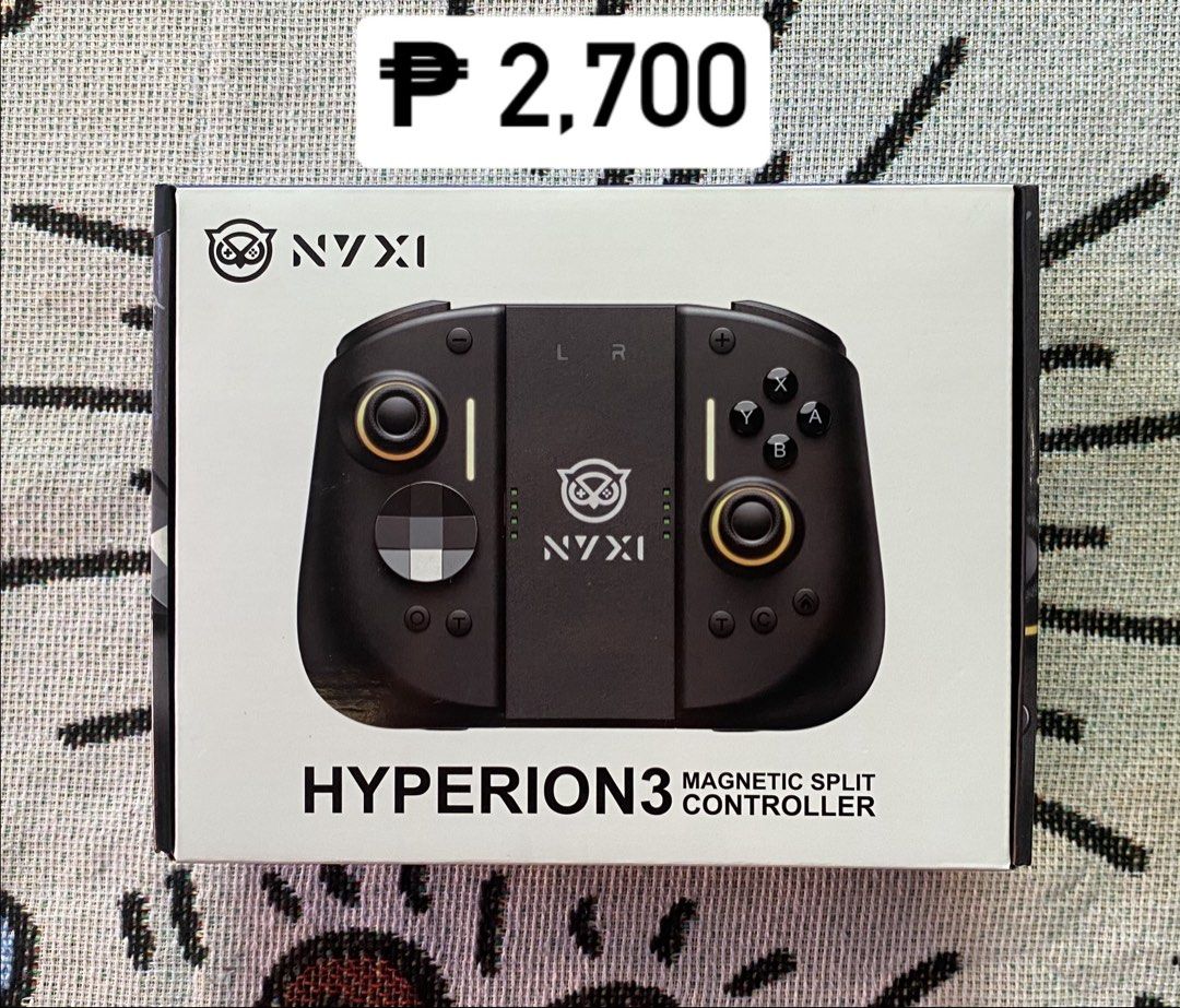 NYXI Hyperion 3 Magnetic Split Controller (Category: Controllers) located in Manila. Submitted by zenfalcon_23f0a9 (Listing ID 1468365520, Image 1). Description: NYXI Hyperion 3 Magnetic Split Controller Price: ₱2,700 Complete with Original Box Includes Charging Cable No Issue Good Condition Ready to Use Test All You Want Upon Meetup Lalamove Available (Shipping Fee Shouldered by Buyer) 📍 Manila 📩 PM for Faster Transaction .