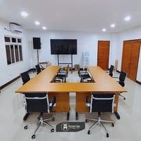 OFFICE TABLE INTO CONFERENCE TABLE (Category: Other Home Furniture) located in Quezon City. Submitted by hannah.trishofficefurniture (Listing ID 1468358828, Image 1). Description: Still searching for that perfect office set this quarter? 😕 You're definitely not alone! Wherever your office is, let’s conquer this challenge together. 💪 Just like how we transformed this office in province! 😉 #TrishtineFurniture #TrishtineOfficeSet.