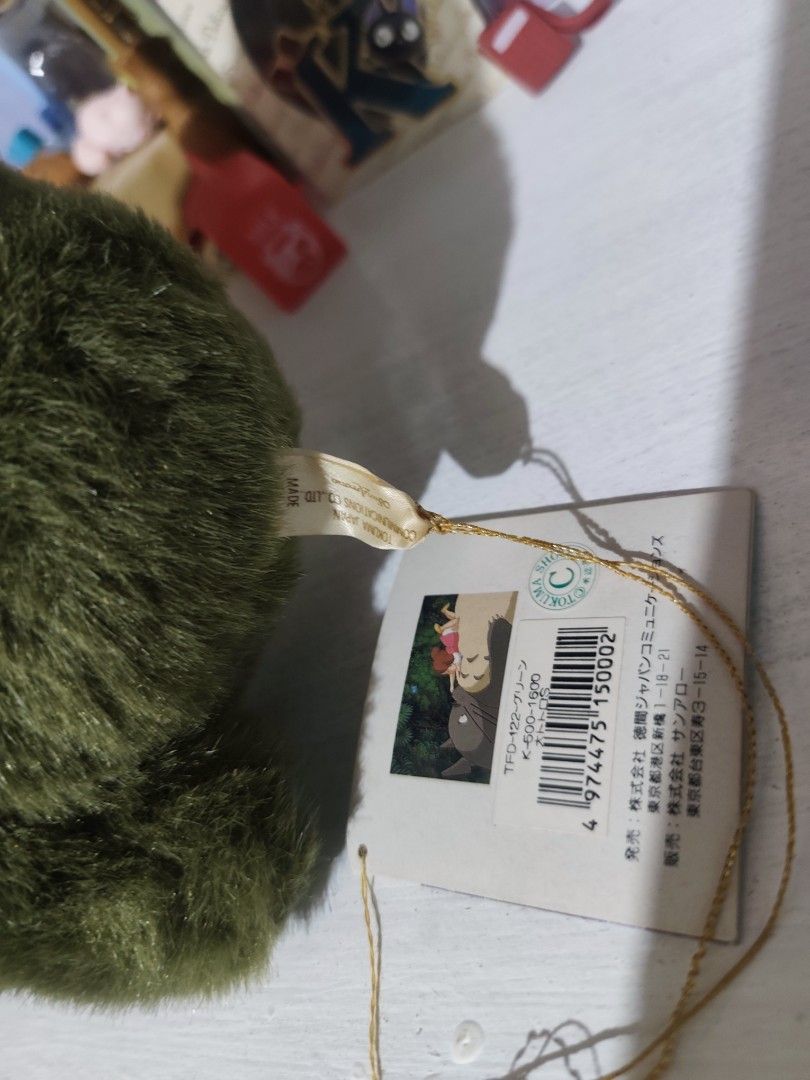 Official Studio Ghibli Green Totoro (Category: Plushies & Soft Toys) located in Dapitan. Submitted by ghibli_dreams (Listing ID 1468460328, Image 2). Description: Official Studio Ghibli Green Totoro . with clear etiketa and papertag. MOP - Gcash (prio payo) 📍Dapitan City.