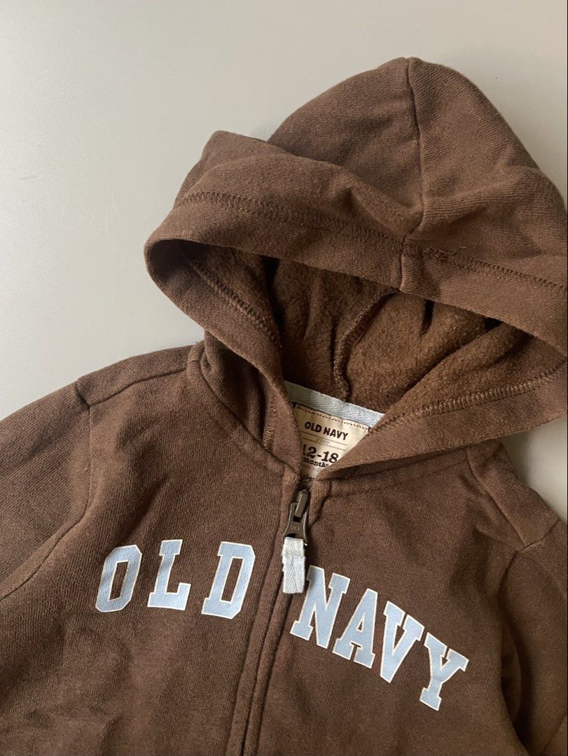 old navy hoodie jacket (Category: Babies & Kids Fashion) located in Bacoor. Submitted by seven_steal (Listing ID 1468328121, Image 2). Description: old naby hoodie jacket 12-18mos euc.