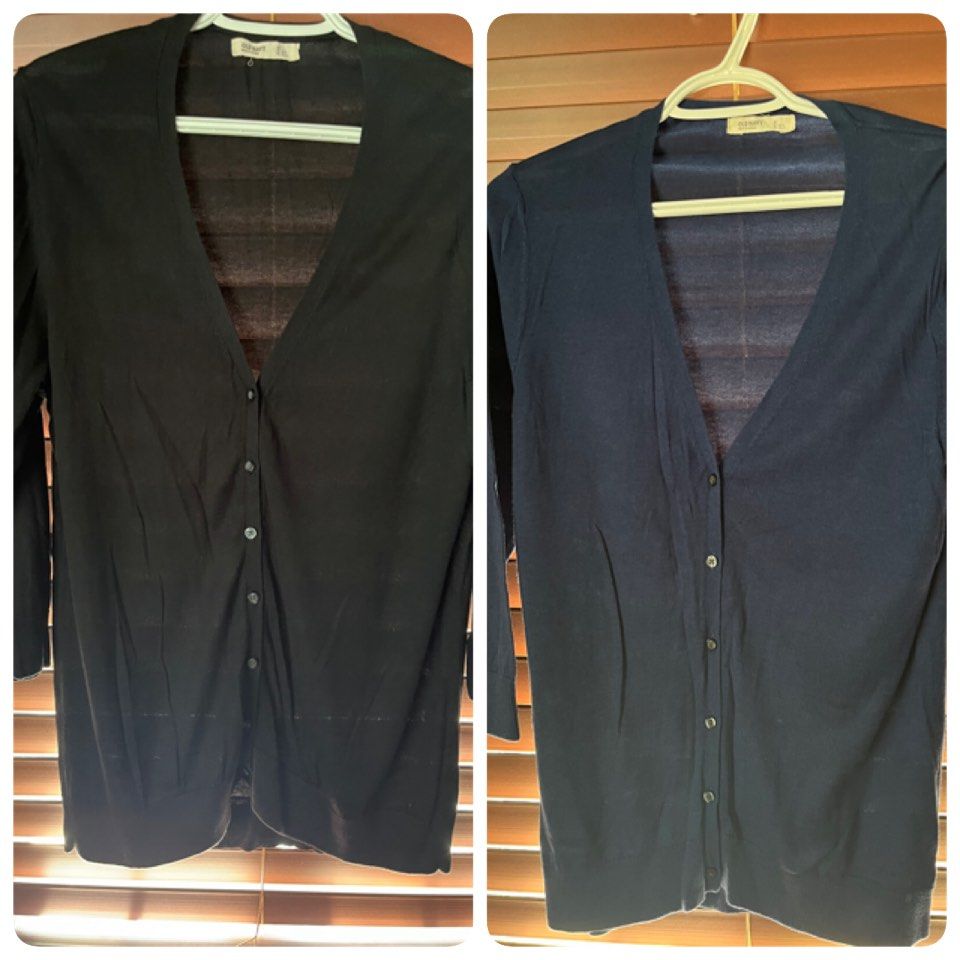 Old Navy V-Neck Button-Up Cardigan (Category: Coats, Jackets and Outerwear) located in Paranaque City. Submitted by tingar08 (Listing ID 1468302411, Image 1). Description: - Brand: Old Navy - Style: V-neck cardigan with front buttons - Material: Lightweight knit, great for layering - Features: Long sleeves, ribbed hem and cuffs - Condition: Brand new with tags intact at the collar, clean and ready to wear - Fit: Standard fit Size: XL Colors: Navy